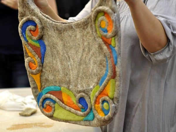 کیف نمدی سنتی و نچرال الهام گرفته از طبیعت